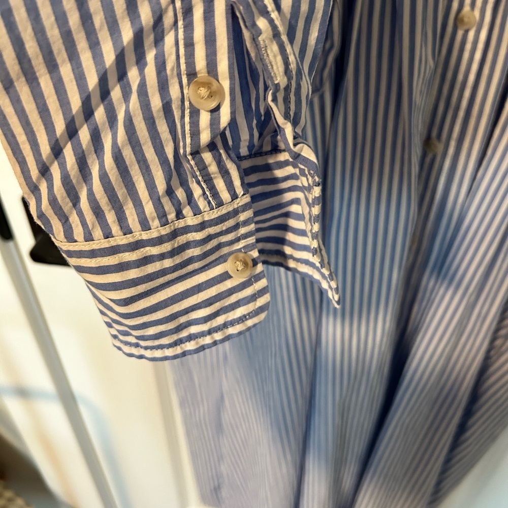 Universal Thread Light Blue Striped Long Sleeve D… - image 3